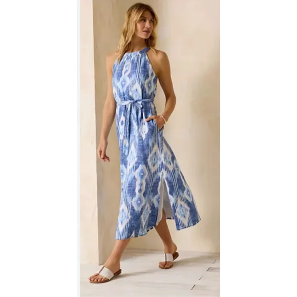 blue jean zip up dress Sofia Midi Dress Teal Ikat - Fair Trade Dresses